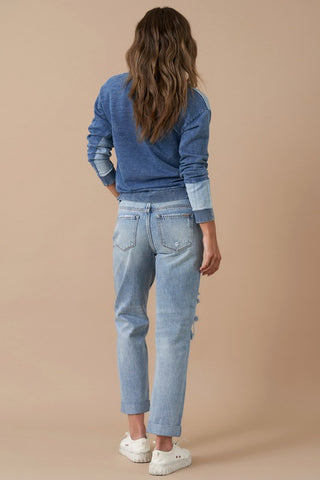 Rolled up boyfriend jeans. Jeans Rolled up boyfriend jeans. Jeans