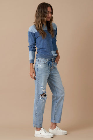 Rolled up boyfriend jeans. Jeans Rolled up boyfriend jeans. Jeans
