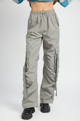 Cargo Parachute Pants CHARCOAL Pants Cargo Parachute Pants CHARCOAL Pants