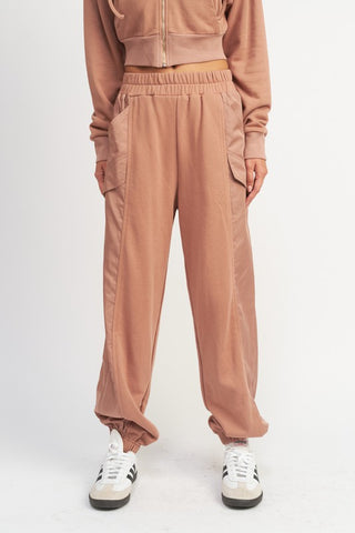 Cargo Jogger Pants DUSTY MAUVE sweatpants Cargo Jogger Pants DUSTY MAUVE sweatpants