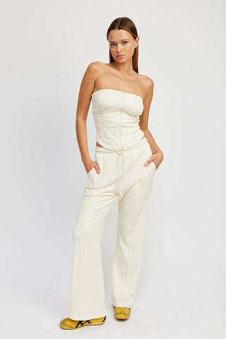 High waist drawstring pants Pants High waist drawstring pants Pants