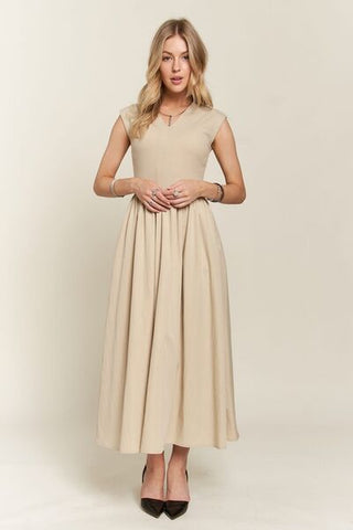 V-Neck Cap Sleeve Dress Dress V-Neck Cap Sleeve Dress Dress