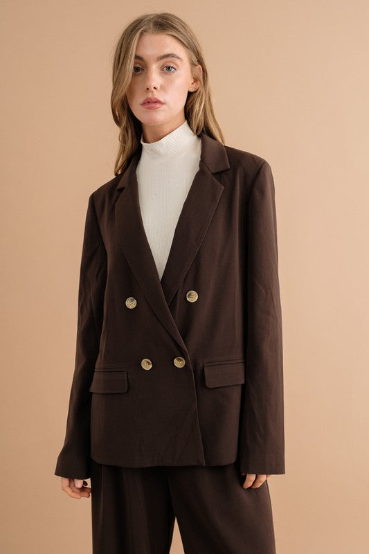 Double Button Blazer Blazer Double Button Blazer Blazer