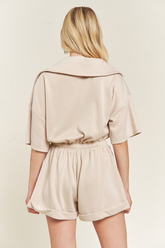 Terry Romper Jumpsuits and Rompers Terry Romper Jumpsuits and Rompers