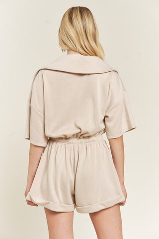 Terry Romper Jumpsuits and Rompers Terry Romper Jumpsuits and Rompers