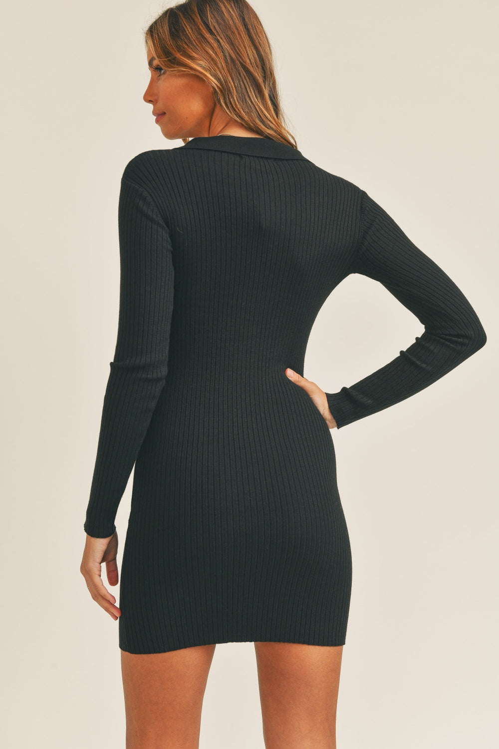 Button Up Ribbed Mini Shirt Dress Dress Button Up Ribbed Mini Shirt Dress Dress