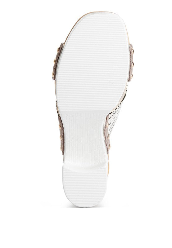Finley Raffia High Block Heel Clogs clogs Finley Raffia High Block Heel Clogs clogs