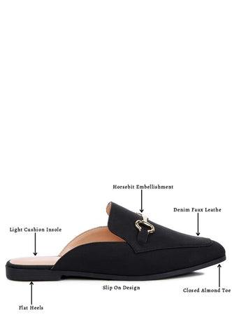 Horsebit Slip On Mules mules