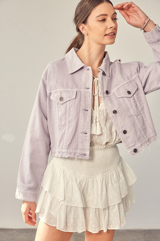 Color Denim Jacket IRIS Jacket