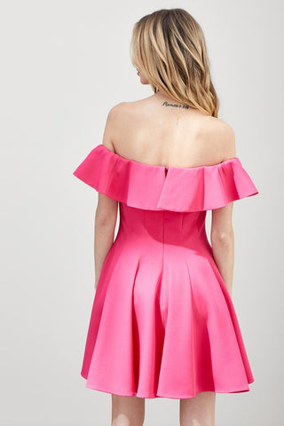 A Line Ruffle Dress Dress