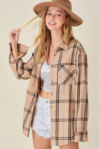 Encore Plaid Shirt Shirt