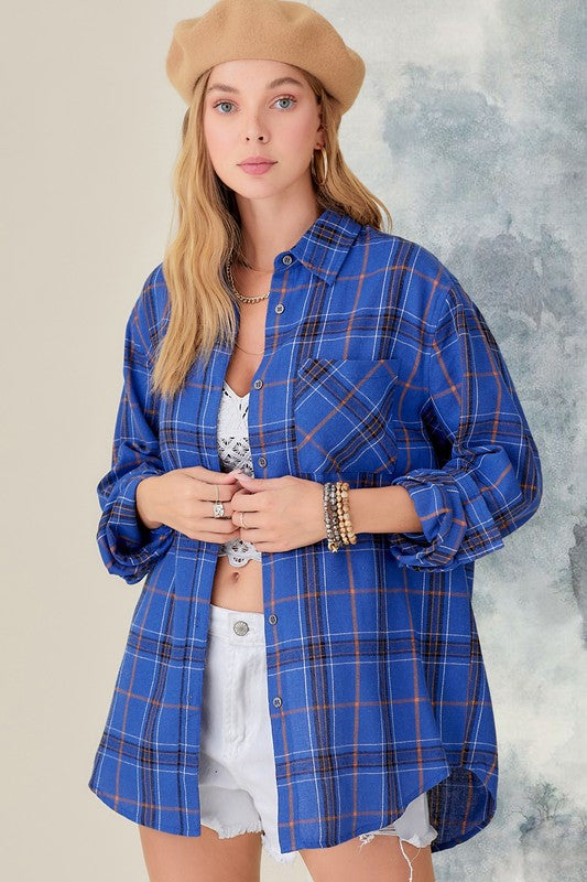 Encore Plaid Shirt Shirt