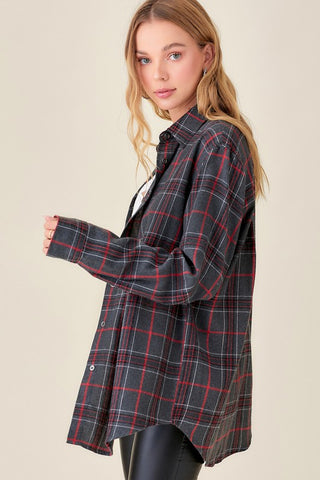 Encore Plaid Shirt Shirt