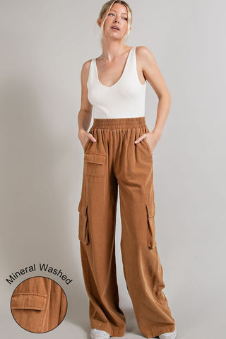Mineral Washed Cargo Pants Pants