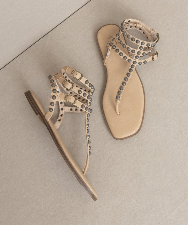 Oasis Society Oaklyn - Studded Gladiator Sandal Sandals