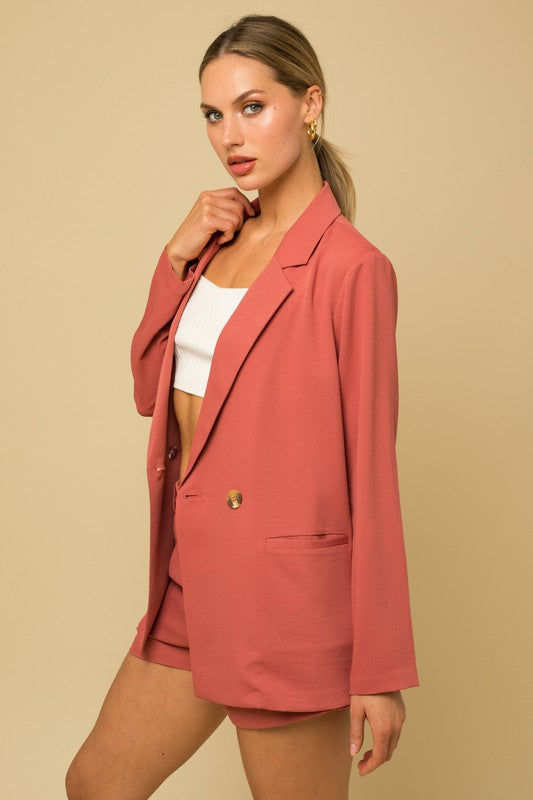 Double Breasted Blazer Blazer