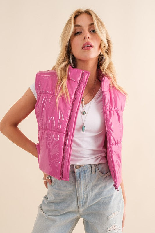Quilted Puffer Vest vest