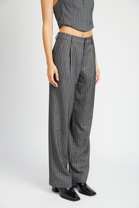 Loose fit pinstripe pants Pants