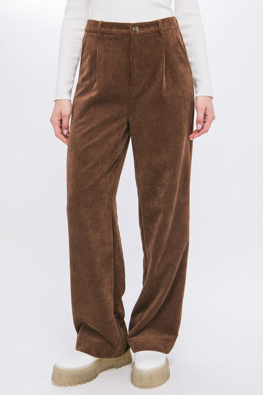 Corduroy Trouser Pants COCOA Pants