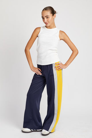 Colorblock track pants Pants