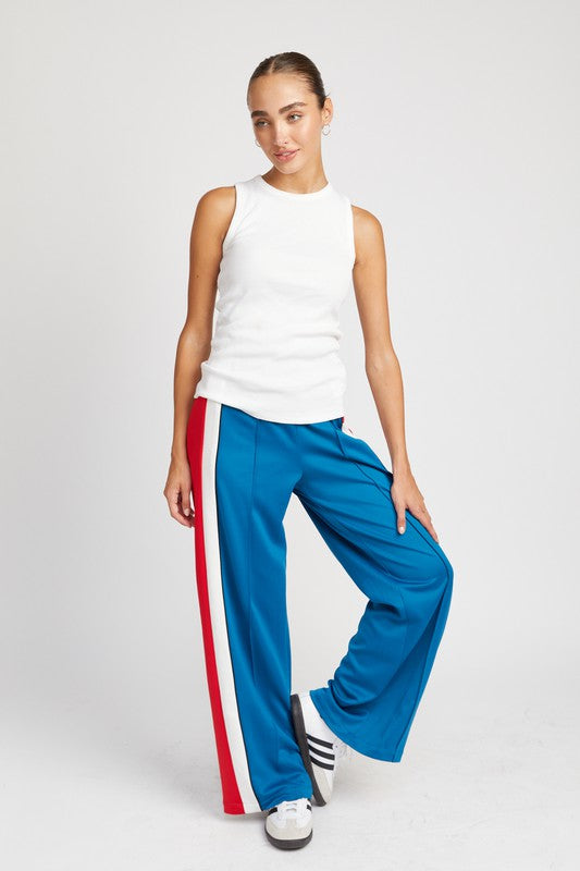 Colorblock track pants Pants