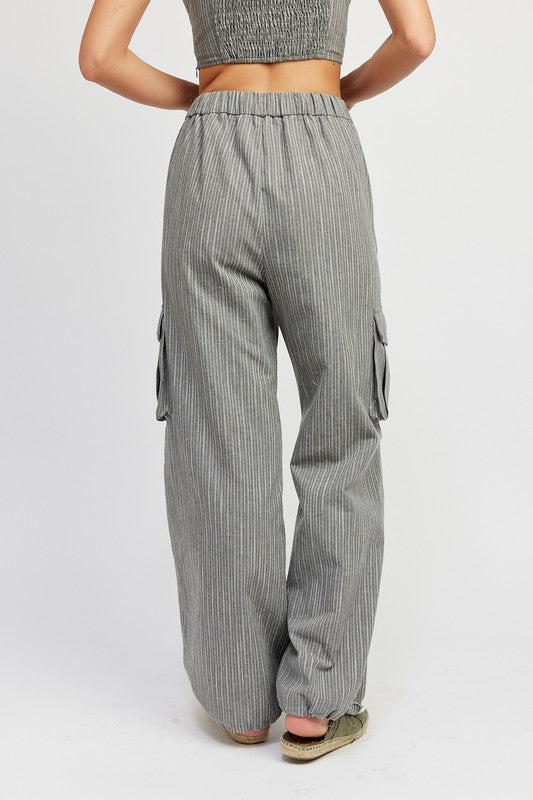 Striped cargo pants Pants