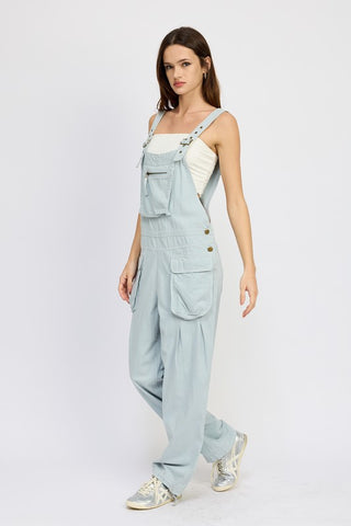 OVERSIZED CARGO OVERALLS Jumpsuits and Rompers