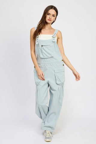 OVERSIZED CARGO OVERALLS Jumpsuits and Rompers