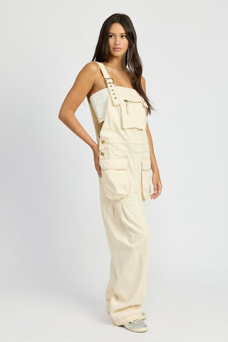 OVERSIZED CARGO OVERALLS Jumpsuits and Rompers