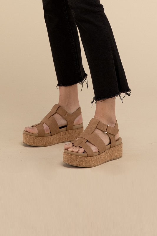 AMENDA-S Platform Sandal Wedge Sandals