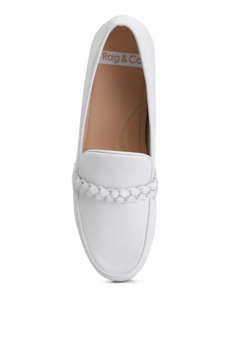Kita Braided Strap Detail Loafers lofers