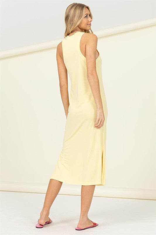 Hazy Dreams Sleeveless Mixi Dress Dress