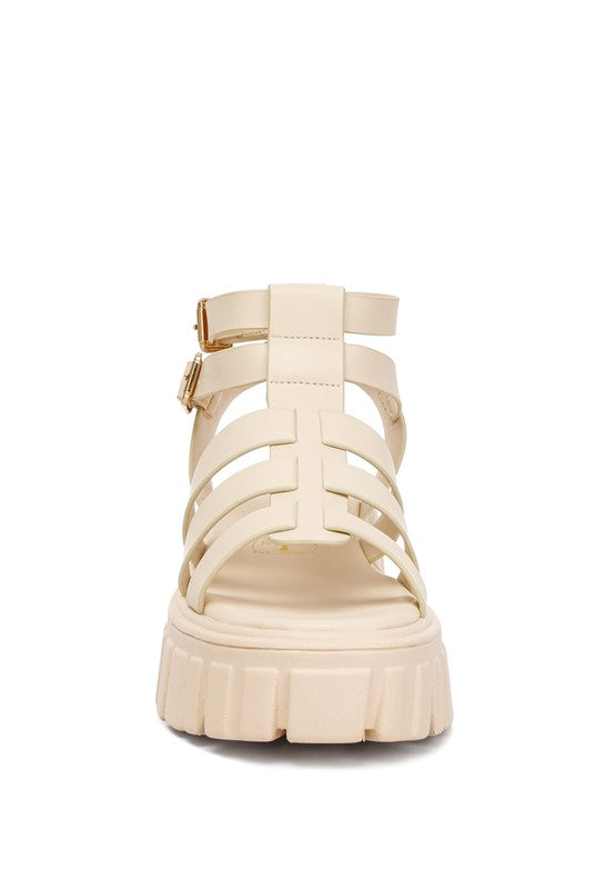 Dewey Recycled Faux Leather Gladiators gladiators