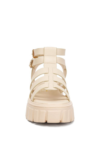 Dewey Recycled Faux Leather Gladiators gladiators