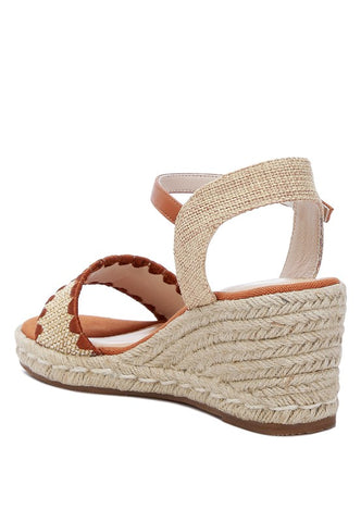 Lucas Raffia Wedge Heel Espadrilles espadrilles