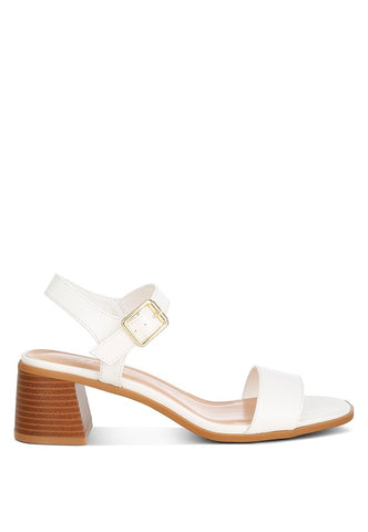 Varya Stacked Heel Sandals sandals