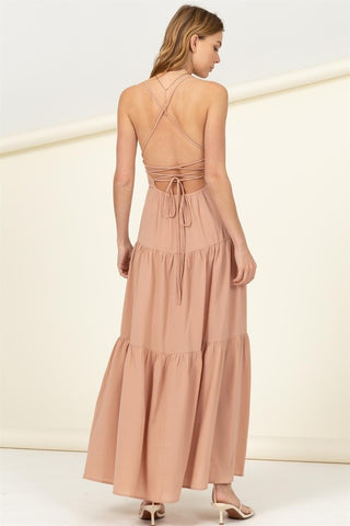 Said Yes Tiered Maxi Dress Dress