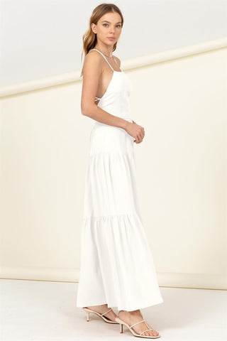 Said Yes Tiered Maxi Dress Dress