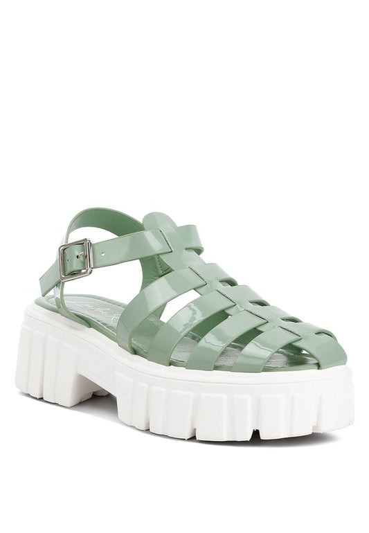 Zurie Chunky Gladiator Sandals Sage Sandals