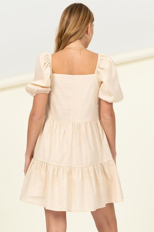 Milk Maiden Short Sleeve Sundress Dress