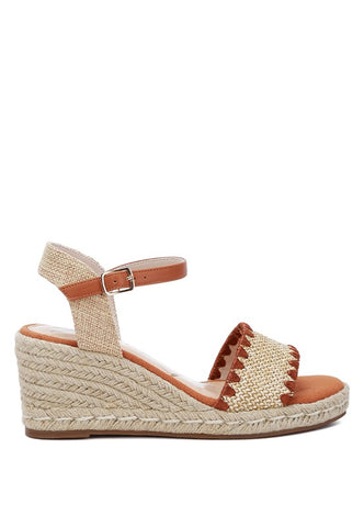 Lucas Raffia Wedge Heel Espadrilles espadrilles