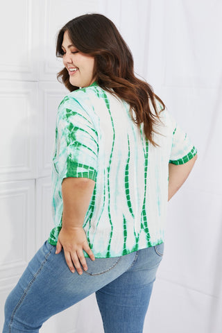 Sew In Love Beachy Keen Full Size Tie-Dye Top Top