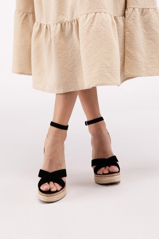 Basset-S Espadrille Black Sandals