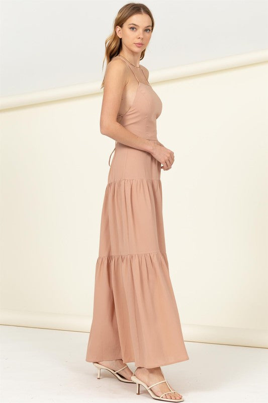 Said Yes Tiered Maxi Dress Dress