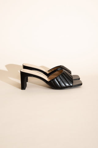 W-NINA SLIDE MULE HEELS Heels