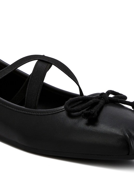 Leina Recycled Faux Leather Ballet Flats flats