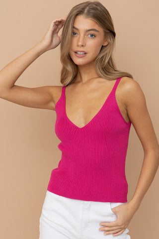Essential Sweater Knitted Tank Cami Top