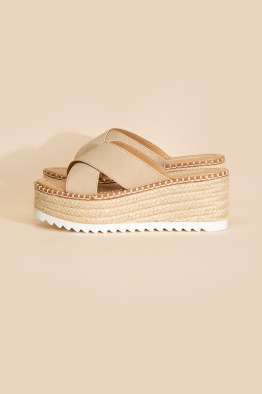 Platform Slide Sandals Sandals