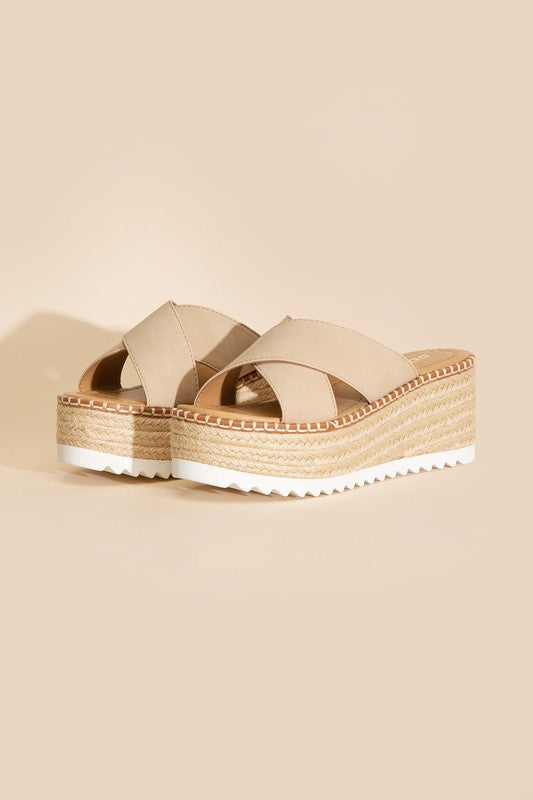 Platform Slide Sandals Sandals