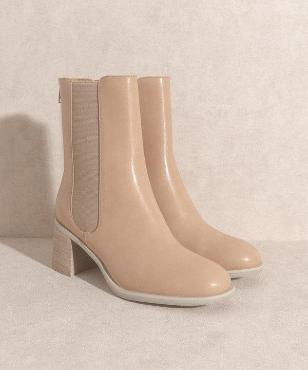 OASIS SOCIETY Cora - Low Ankle Bootie NUDE Boots
